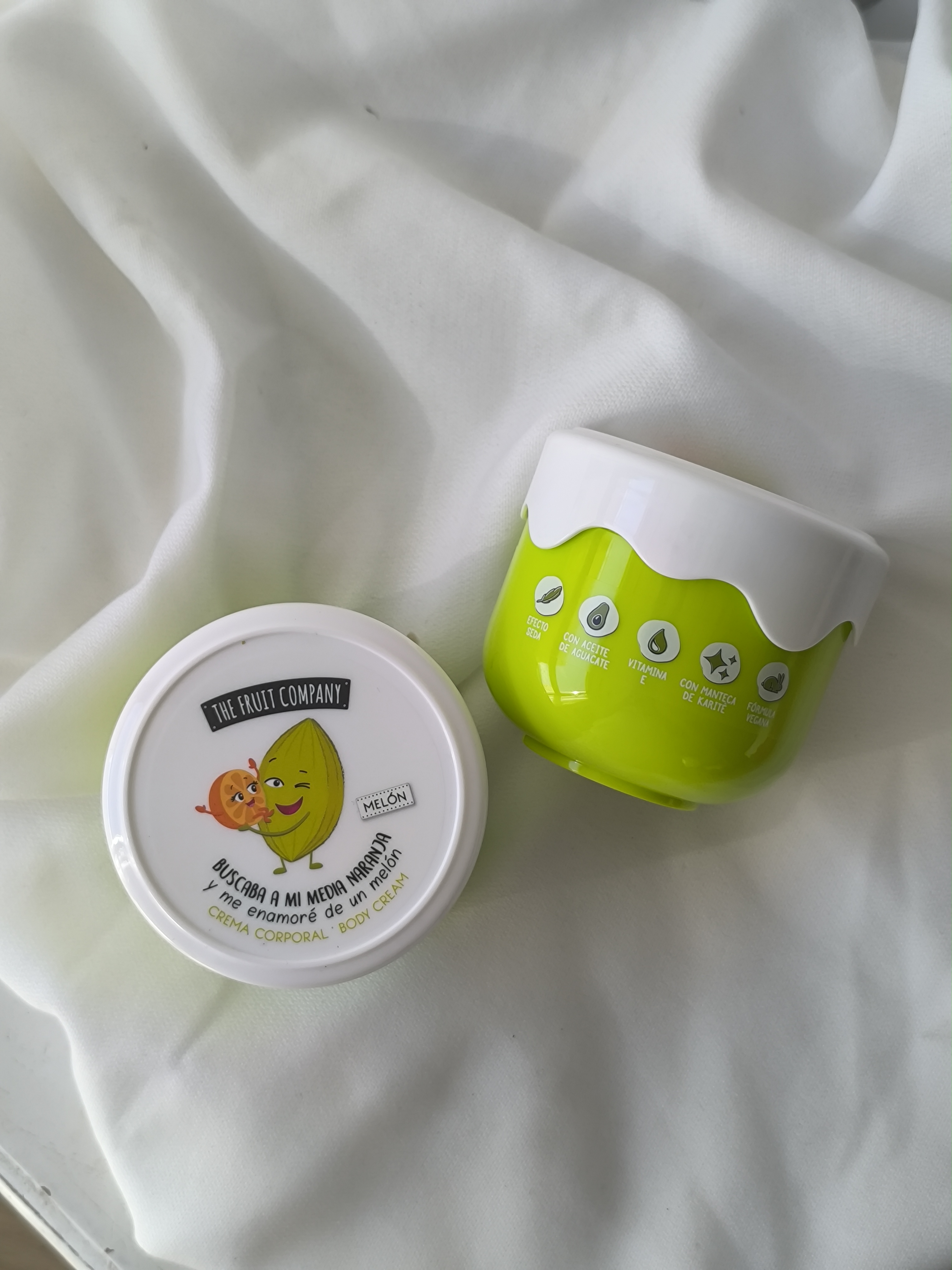 Crema Corporal Efecto Seda FRUIT COMPANY Aroma Melón