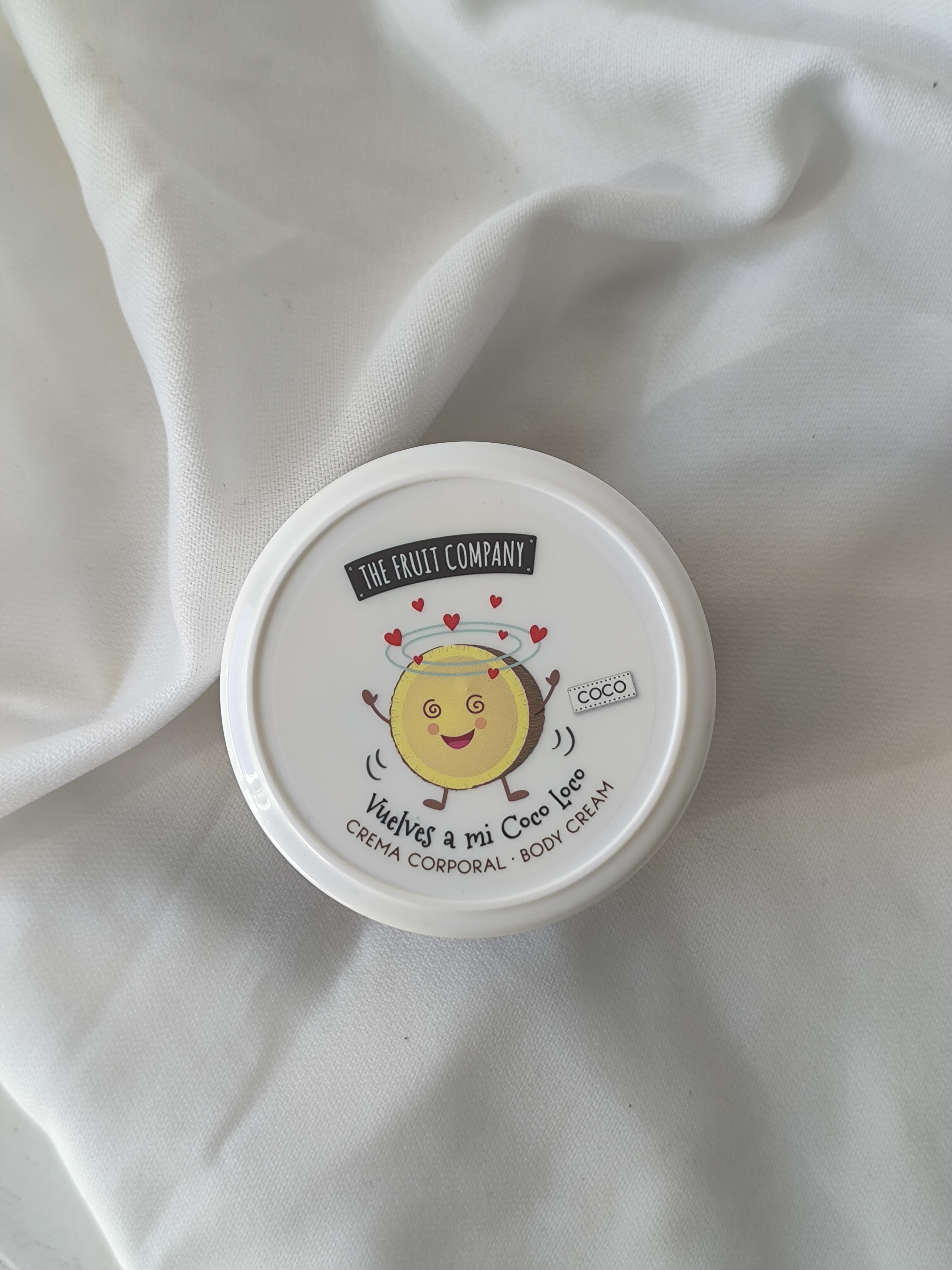 Crema Corporal Efecto Seda FRUIT COMPANY Aroma Coco