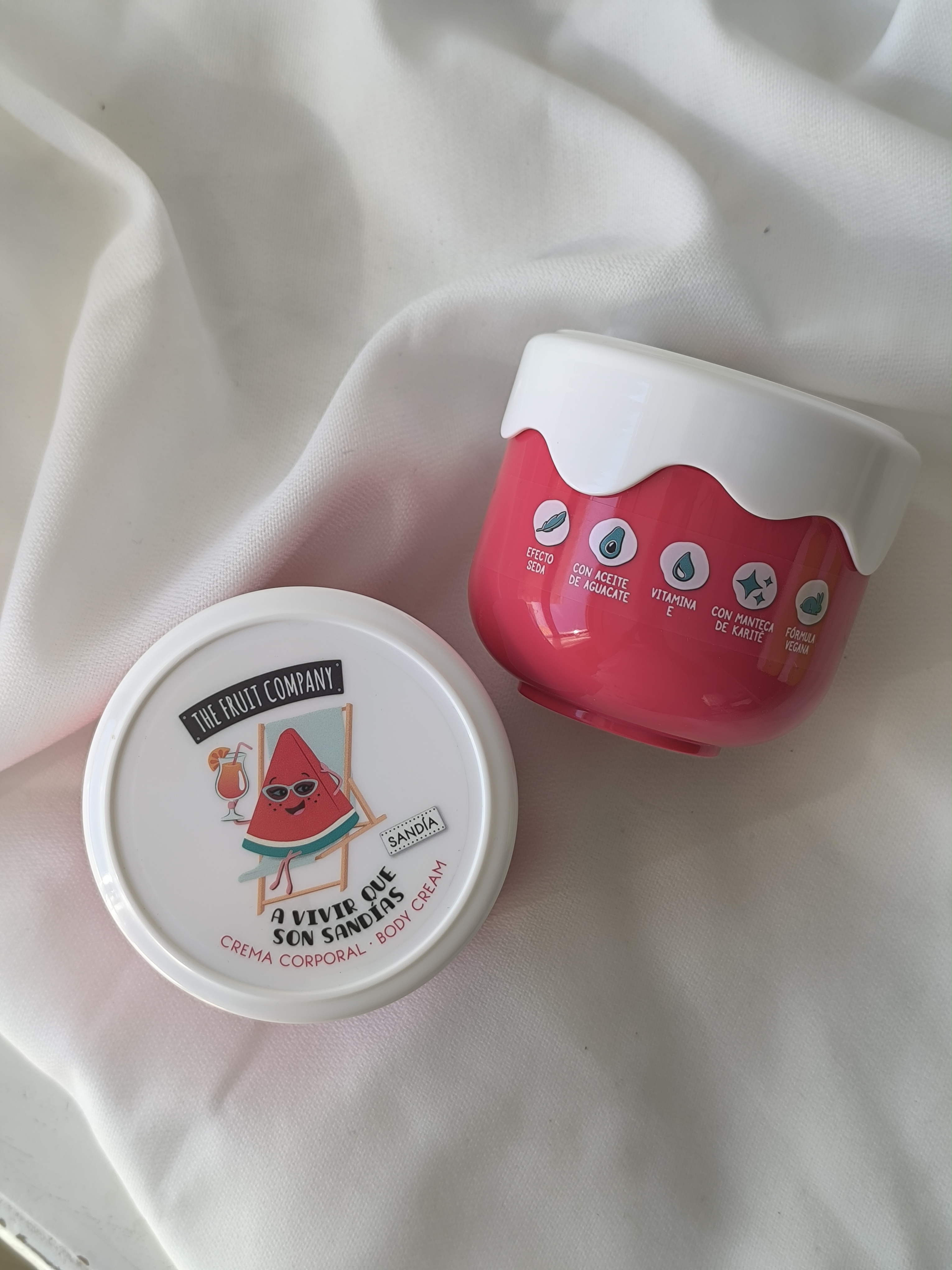 Crema Corporal Efecto Seda FRUIT COMPANY Aroma Sandía