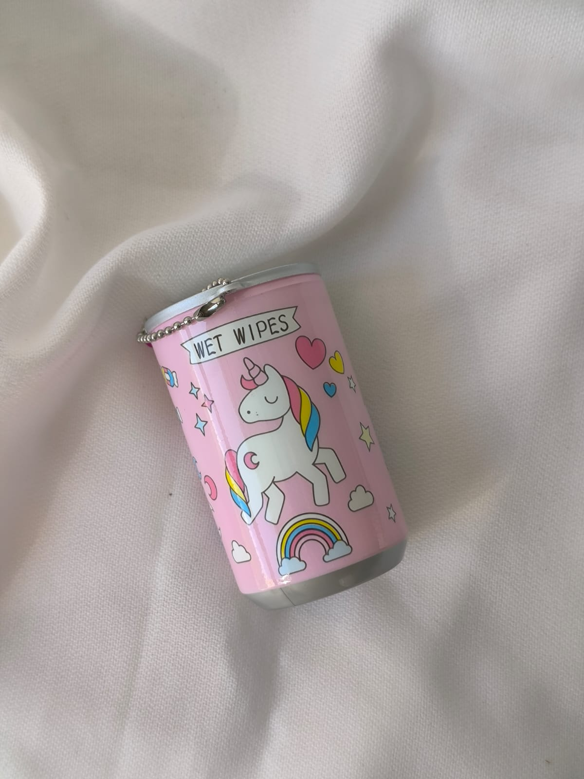 Lata Toallitas Limpiadoras Manos Unicornio Rosa 30 toallitas