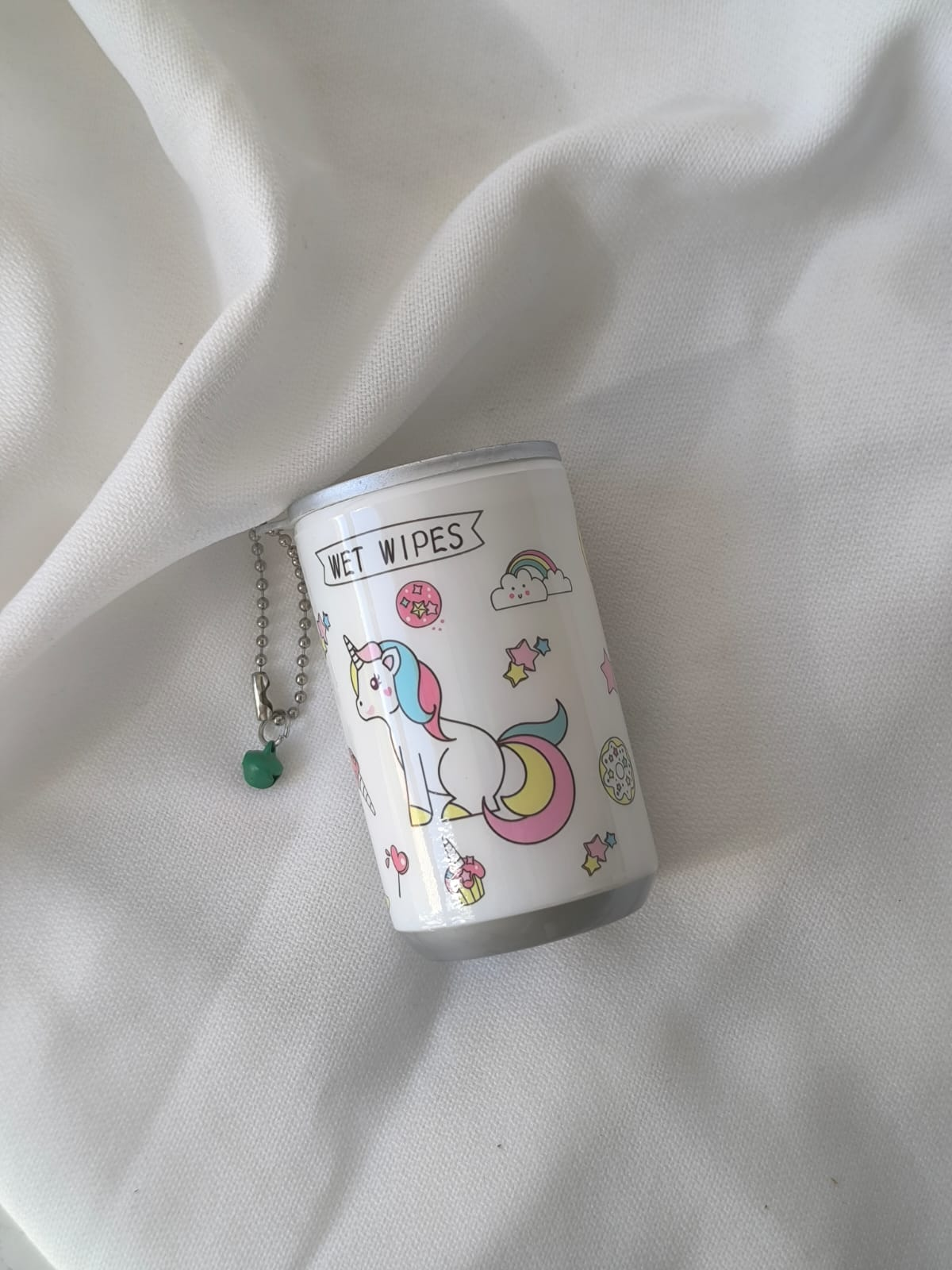 Lata Toallitas Limpiadoras Manos Unicornio Blanco 30 toallitas