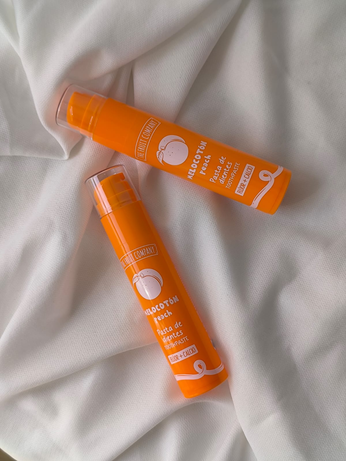 Pasta de dientes Melocotón con Flúor y Calcio THE FRUIT COMPANY
