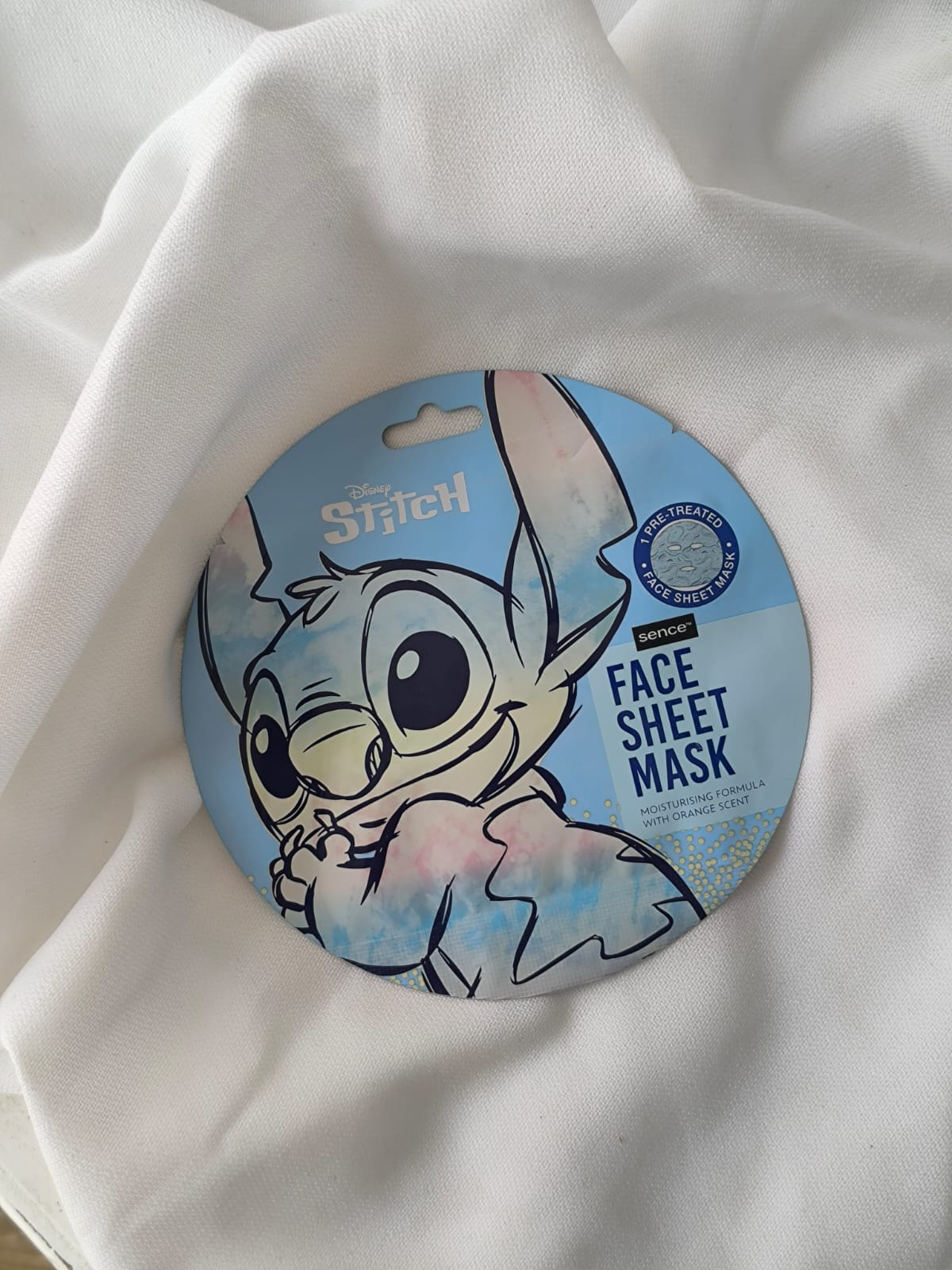 Mascarilla Hidratante con Aroma a Naranja STITCH
