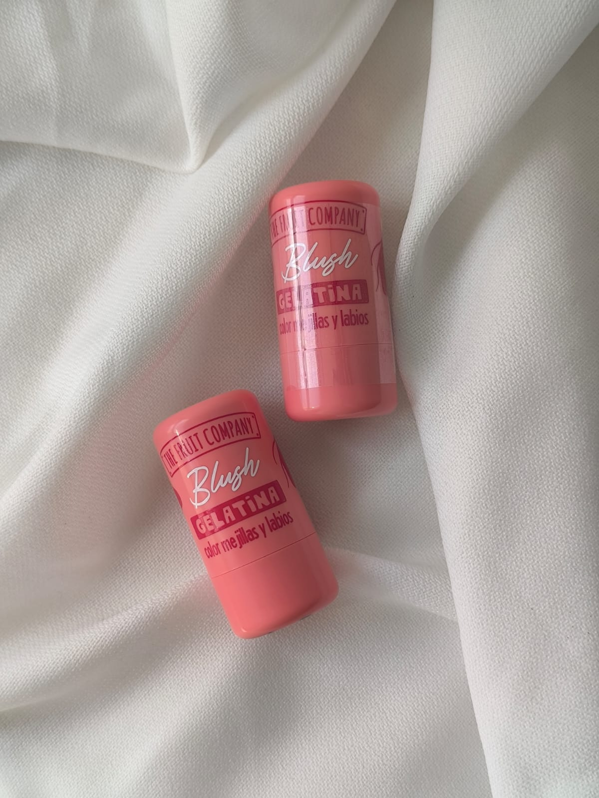 Color Mejillas y Labios en formato gelatina THE FRUIT COMPANY Color 01 Aroma Melocotón