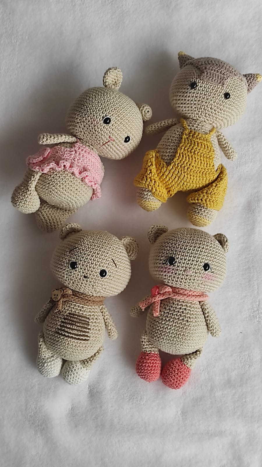  Osito ALDEA beige y marrón