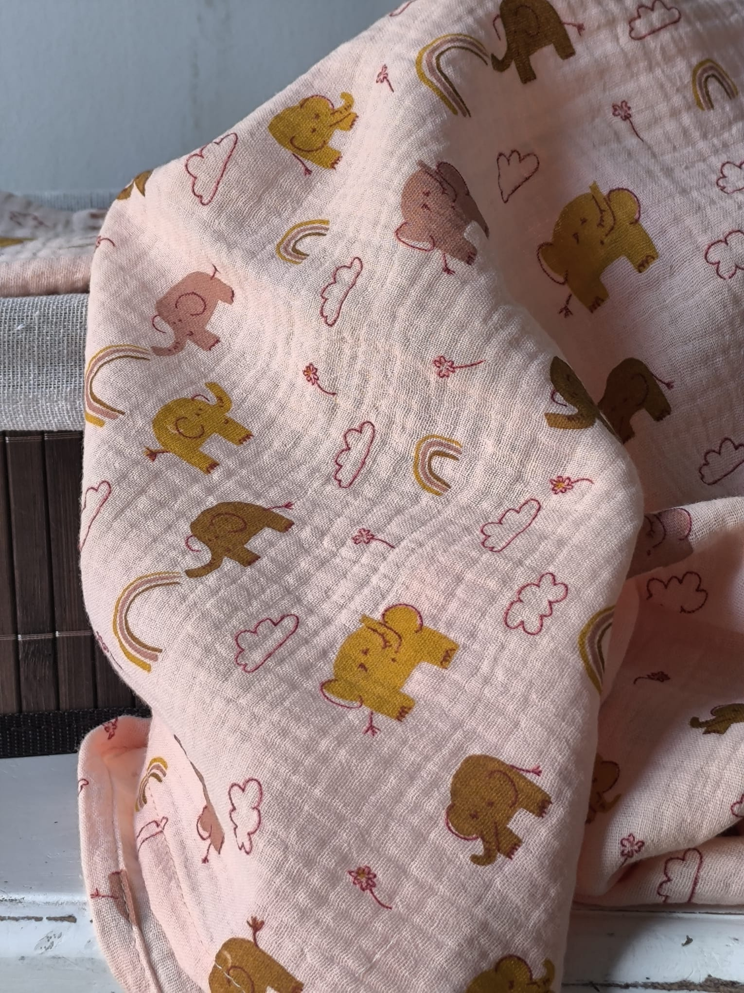 Gasa Muselina ELEFANTITOS