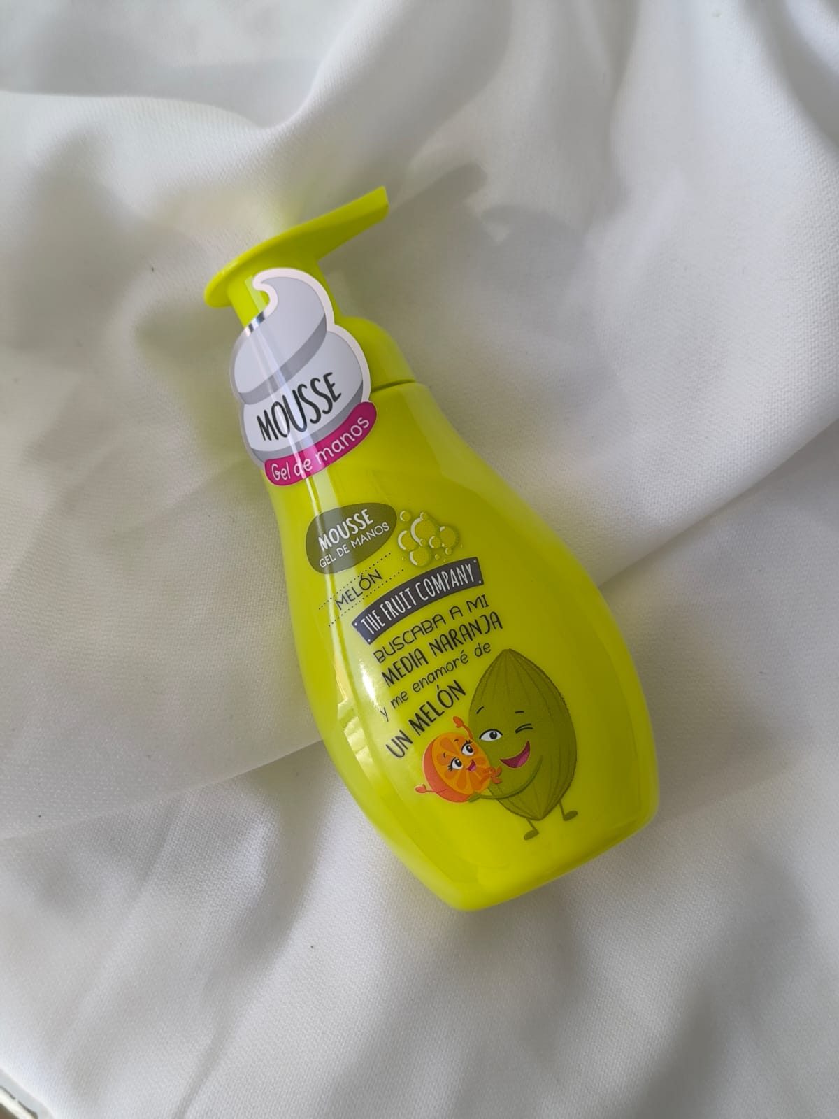 Mousse Gel de Manos de FRUIT COMPANY Aroma Melón