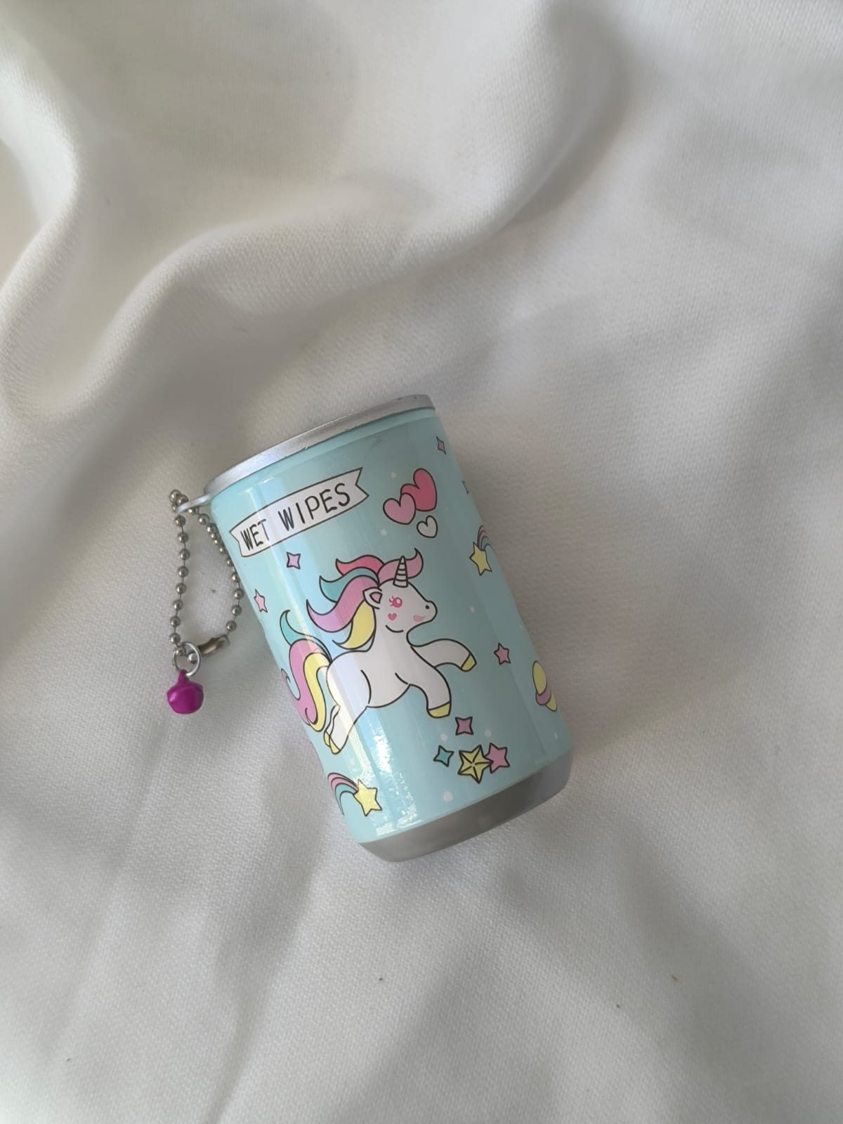 Lata Toallitas Limpiadoras Manos Unicornio Azul 30 toallitas