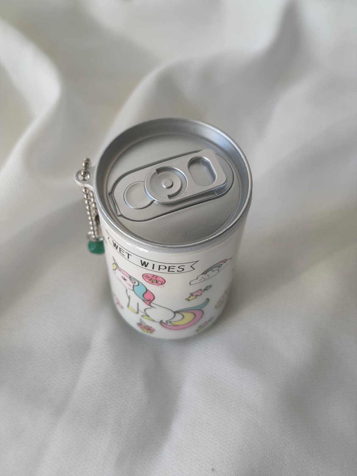 Lata Toallitas Limpiadoras Manos Unicornio Blanco 30 toallitas miniatura 2