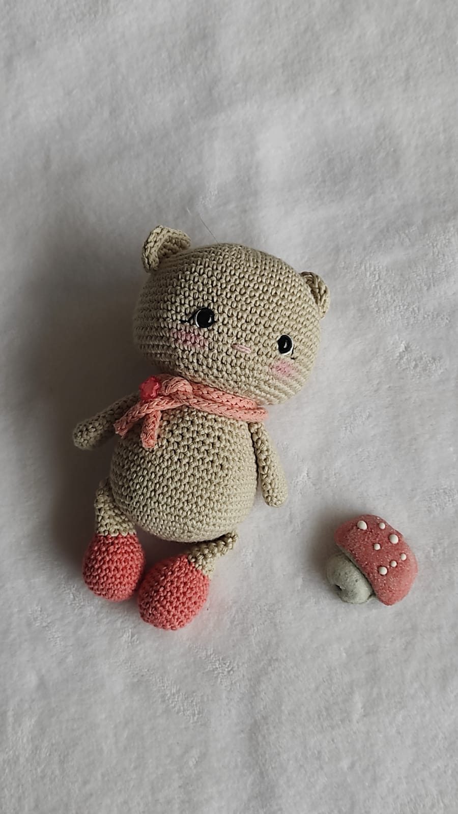  Osito ALDEA beige y marrón miniatura 3