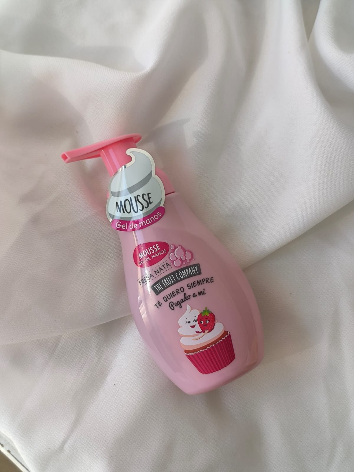 Mousse Gel de Manos de FRUIT COMPANY Aroma Fresa Nata