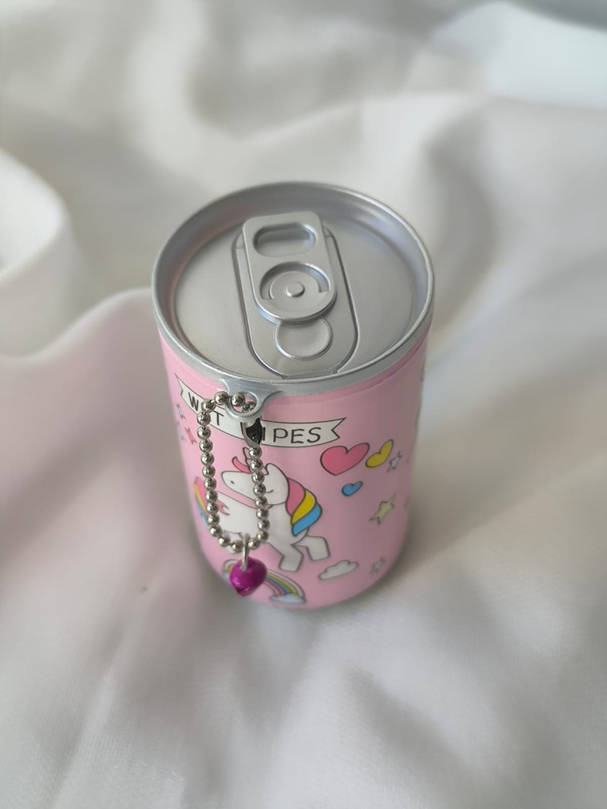 Lata Toallitas Limpiadoras Manos Unicornio Rosa 30 toallitas miniatura 2